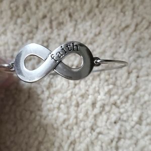Faith Silver Bracelet